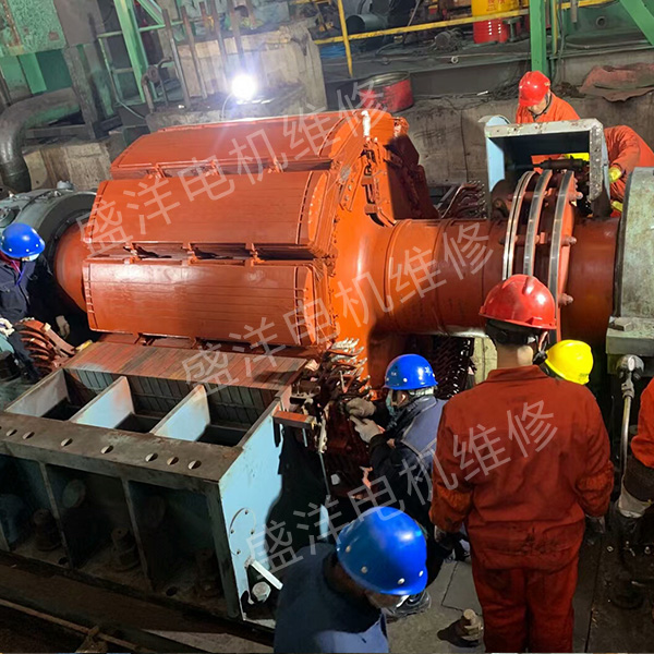 亳州大型电机维修现场